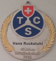 Medaille TCS Hans Ruckstuhl 50 Jahre Mitgliedschaft 2011