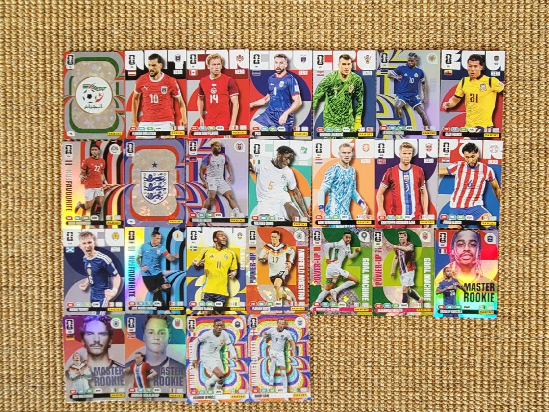 Panini Sammelbilder & Trading cards: Panini Adrenalyn, WM 2026, 25 Stk. – Gebraucht aus Elgg von Bijoux06