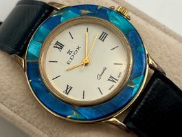 Vintage Edox Damenuhr Quarz