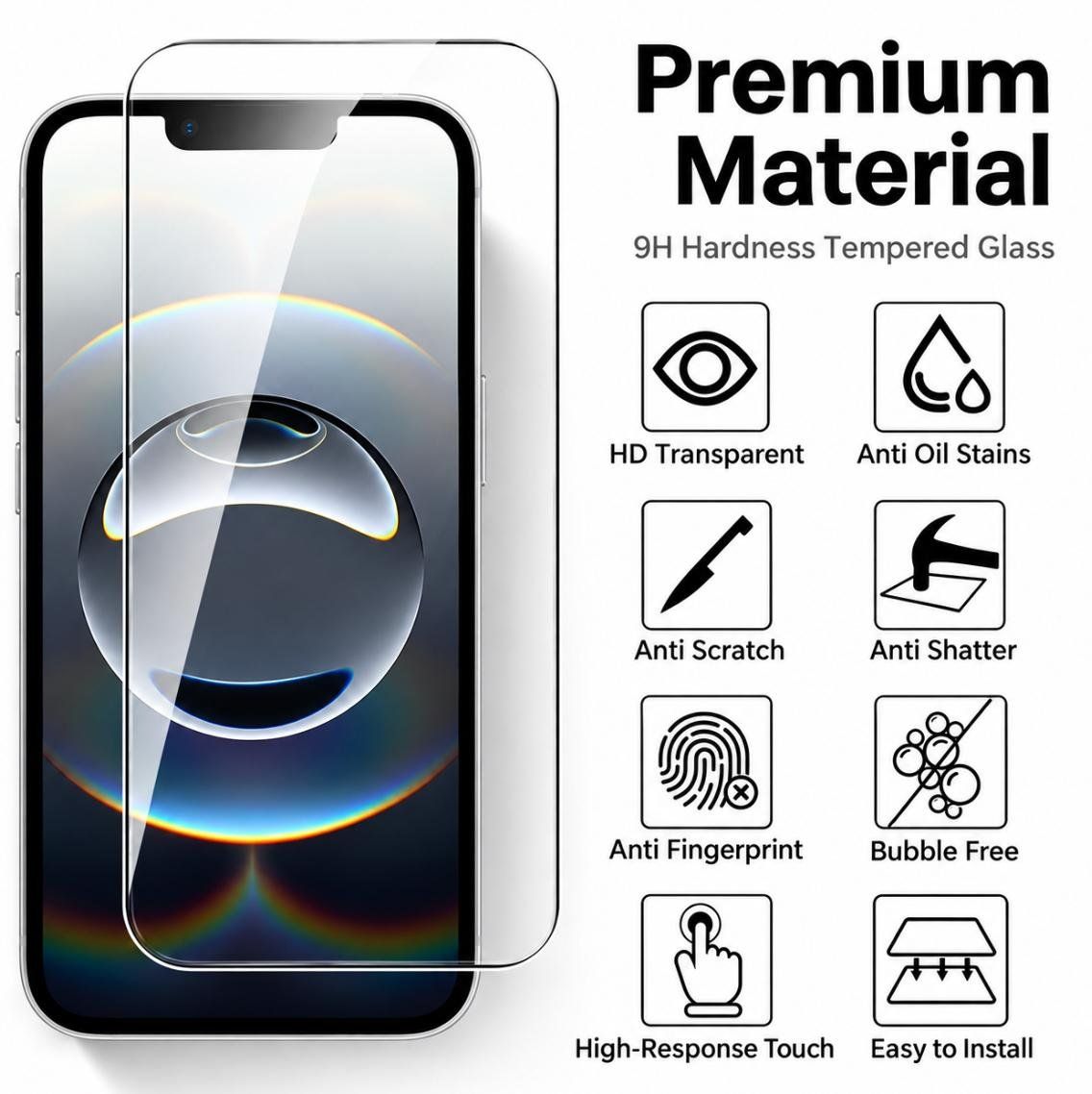 Lackretusche & Schutzfolien: 1x Panzerglas iPhone 16 Pro – Displayschutz – Neu und originalverpackt aus Pieterlen von bervine 1