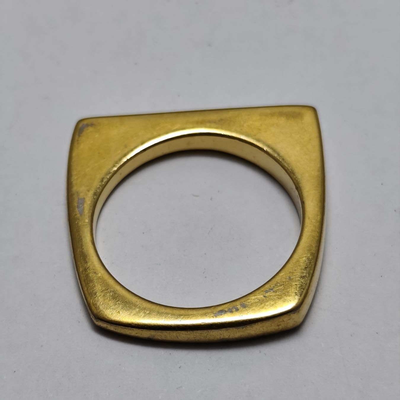 Ringe: Minimalistischer geometrischer Ring Gold plated #B5 – Gebraucht aus Châtelaine von Tropic.Watch2 2