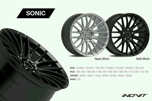 Cerchioni: Inovit Sonic Black/Satin – Nuovo (secondo la descrizione) da Trimbach venduto da Dsrevocars 1