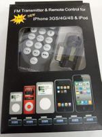 FM Transmitter für iPod/iPhone, mit Fernbedienung