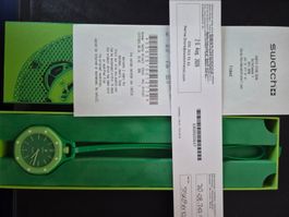 Swatch Royal Pop Green Eight Neu nie aus Box entfernt