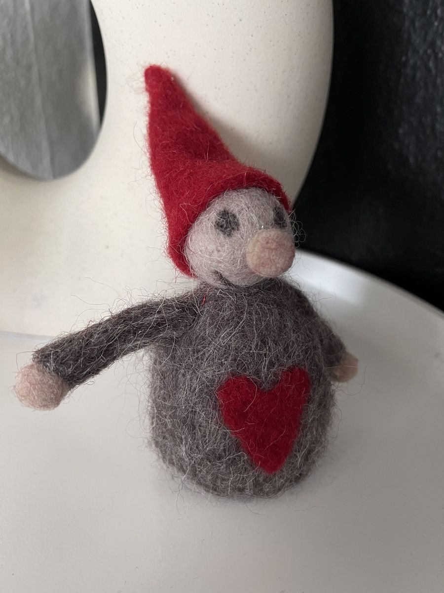 Puppen: Filz Zwerg | Handmade – Neu (gemäss Beschreibung) aus Schlieren von