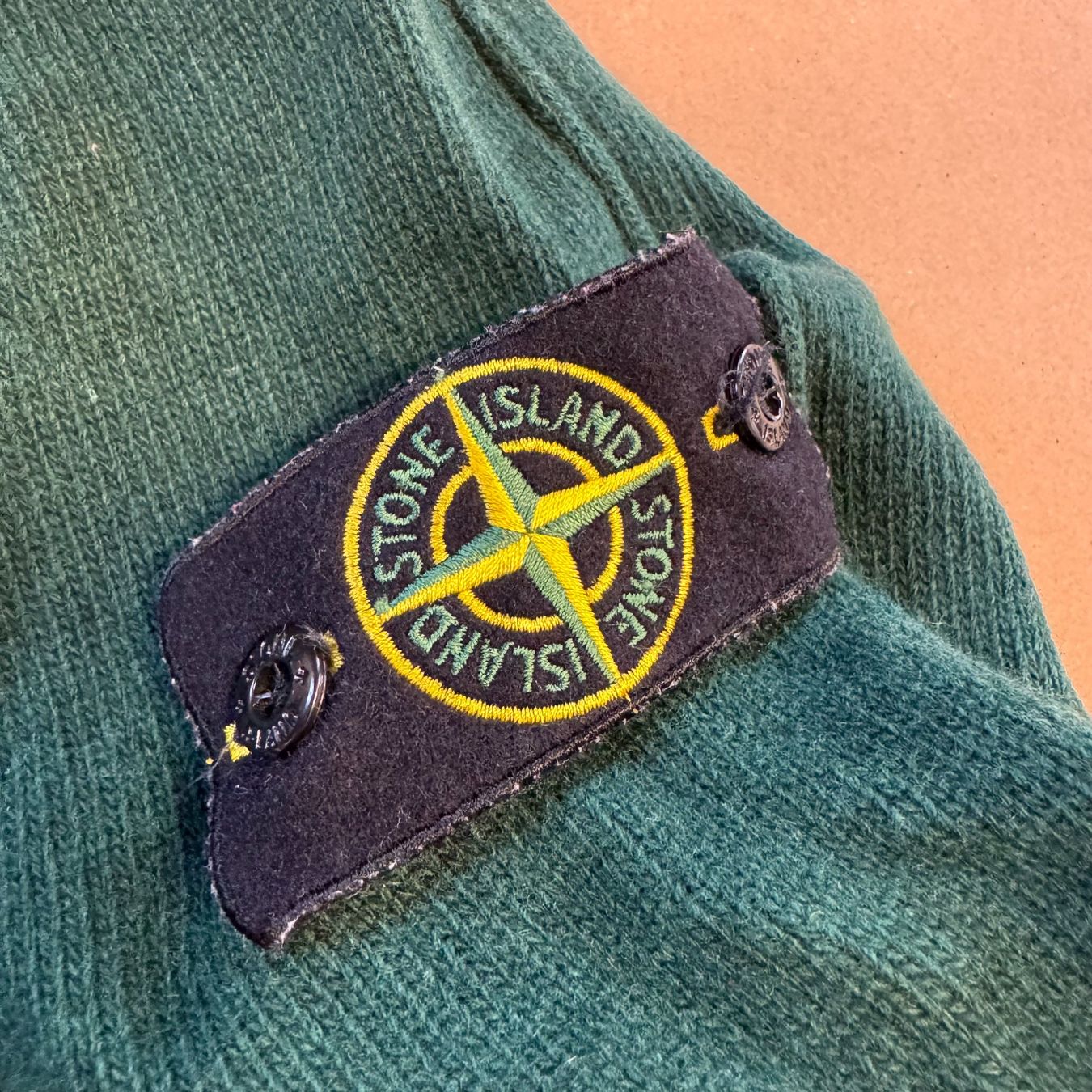 Stone Island Maglioni & Felpe: Stone Island green wool crewneck pull Strickpullover herren – Usato da St. Gallen venduto da sourced_limited 2