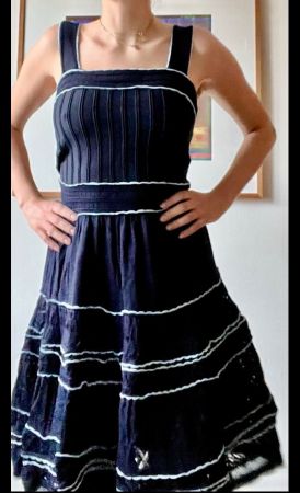 Sandro Paris Kleid - Dunkelblau, Gr. S Sommer Kleid!