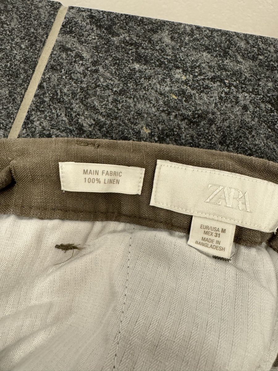 Zara Pantaloni: Zara Linen Hose – Nuovo (secondo la descrizione) da Laufenburg venduto da gia_ts98 1