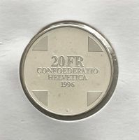 20 CHF - Pièce commémorative 1996 : Le Dragon de Breno