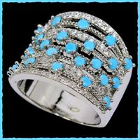 Bezaubernder Ring mit Türkis 925 Silber