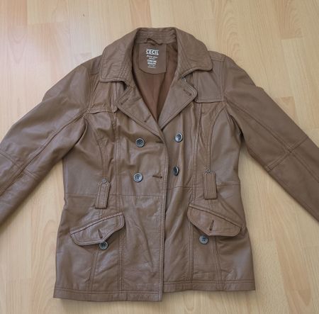 CECIL Damen Jacke im Leder Look, Grösse M, Top Zustand