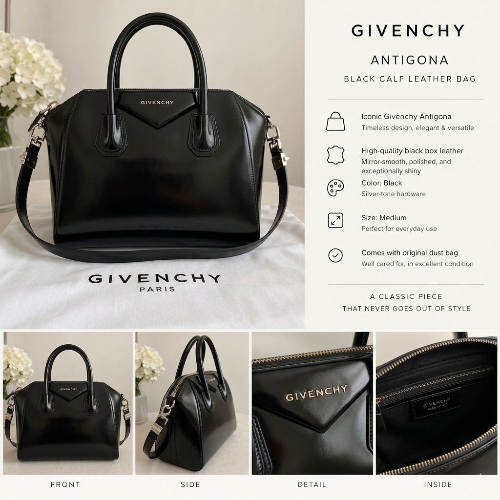 Givenchy Taschen für Damen: Givenchy Antigona Handtasche Medium schwarz gebraucht – Neu (gemäss Beschreibung) aus Bachenbülach von ibr_lj55