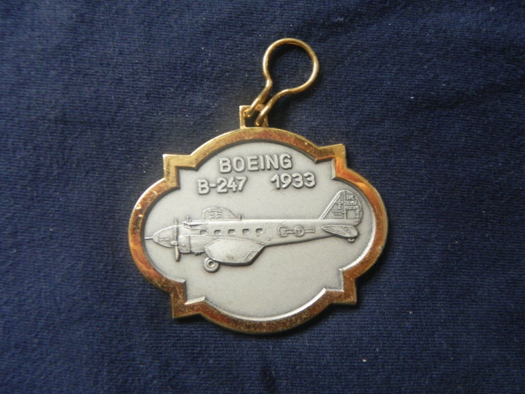 Medaglie: Medaille Flugzeug Boeing B-247 1933 – Usato da Siebnen venduto da krimsie