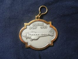 Medaille Flugzeug Boeing B-247 1933