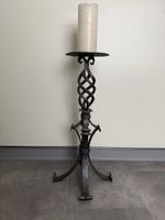 Schöner Kerzenständer aus Schmiedeeisen, ca. 60cm hoch