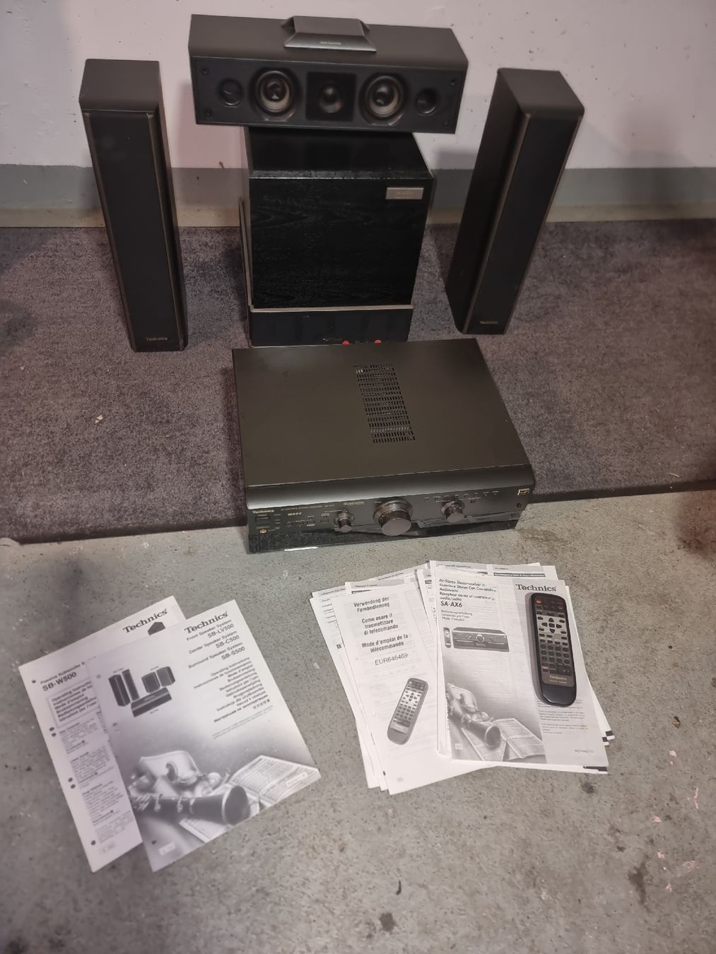 Technics Home Cinema: Technics AV Receiver Front Speaker System SB LV500 – Usato da Nidau venduto da Wertas2