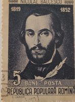 Timbre Nicolae Balcescu 5 Bani Posta Repub. Pop. Romina