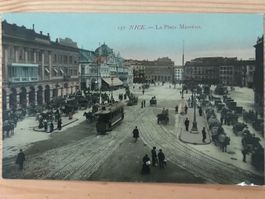 Antike Ansichtskarte Nizza, La Place Masséna