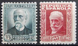Spanien Kat. 620 I & 622 I * 1931 Kat. 40 Euro