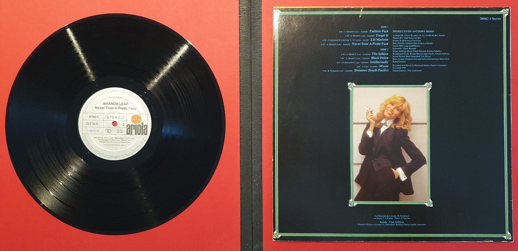 Dischi in vinile: Schallplatte (LP) Amanda Lear - Never Trust A Pretty Face Ed – Nuovo (secondo la descrizione) da Illnau venduto da BoFrost 4