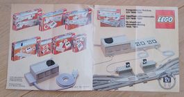 Lego Weiche Faltblatt, Prospekt, Werbeblatt 90er