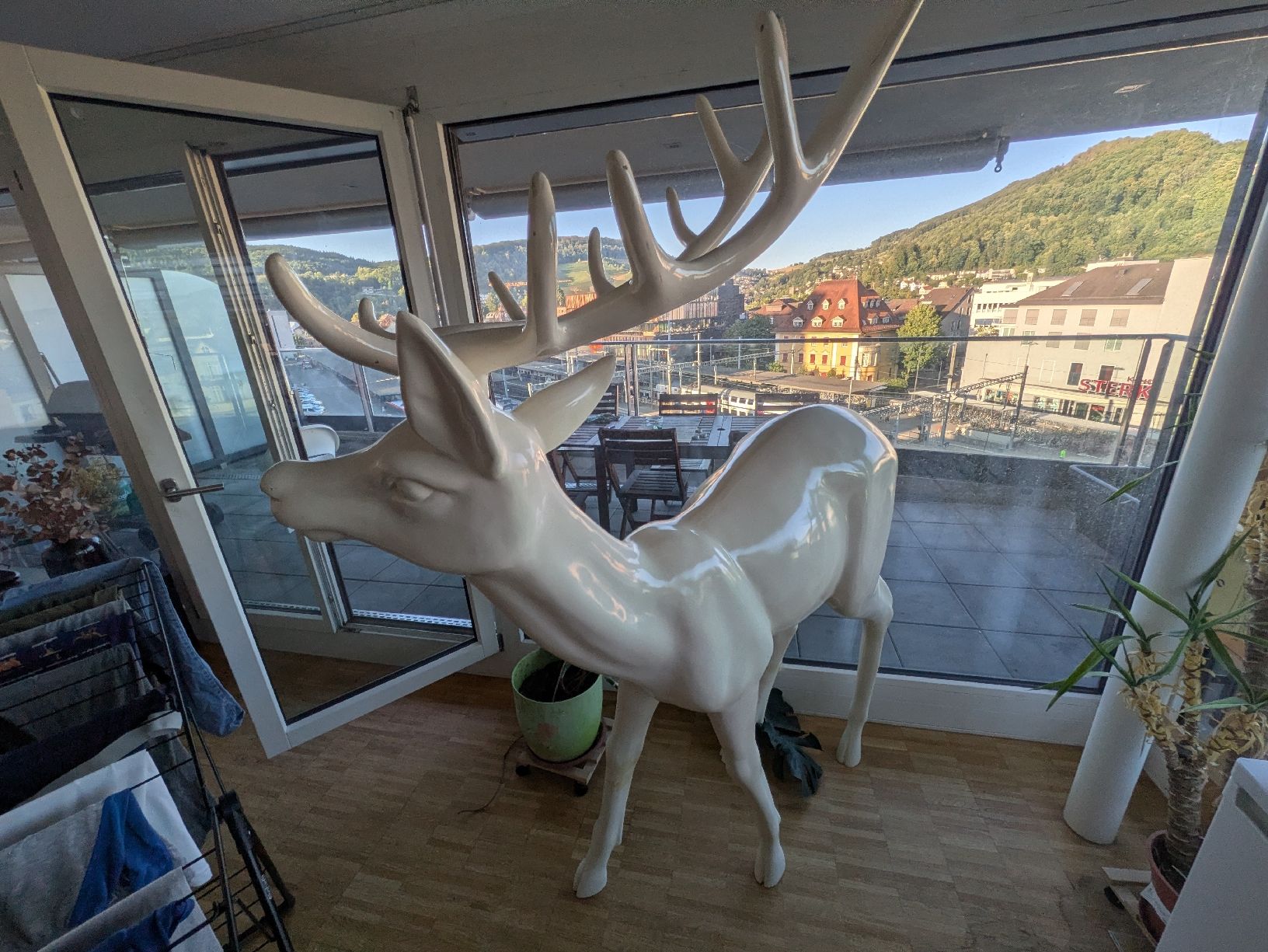 Sculture & Statue: White Deer statue Large Size Decorative Object Used – Usato da Baden venduto da fed_9xjj 3