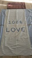 Bettwäsche-Set:100% Love! Frisch gewaschen & bereit! 150x200