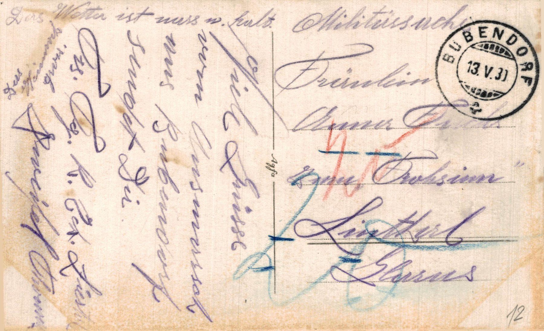 Cartes postales: Bubendorf, Kirche – D'occasion à Bronschhofen par Astore 1