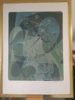 Hans Erni - handsignierte Lithographie gerahmt m. Zertifikat