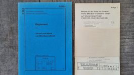 SBB Reglement R 352.4 Verlad Oberbaumaterial 1970 🚂 (57)