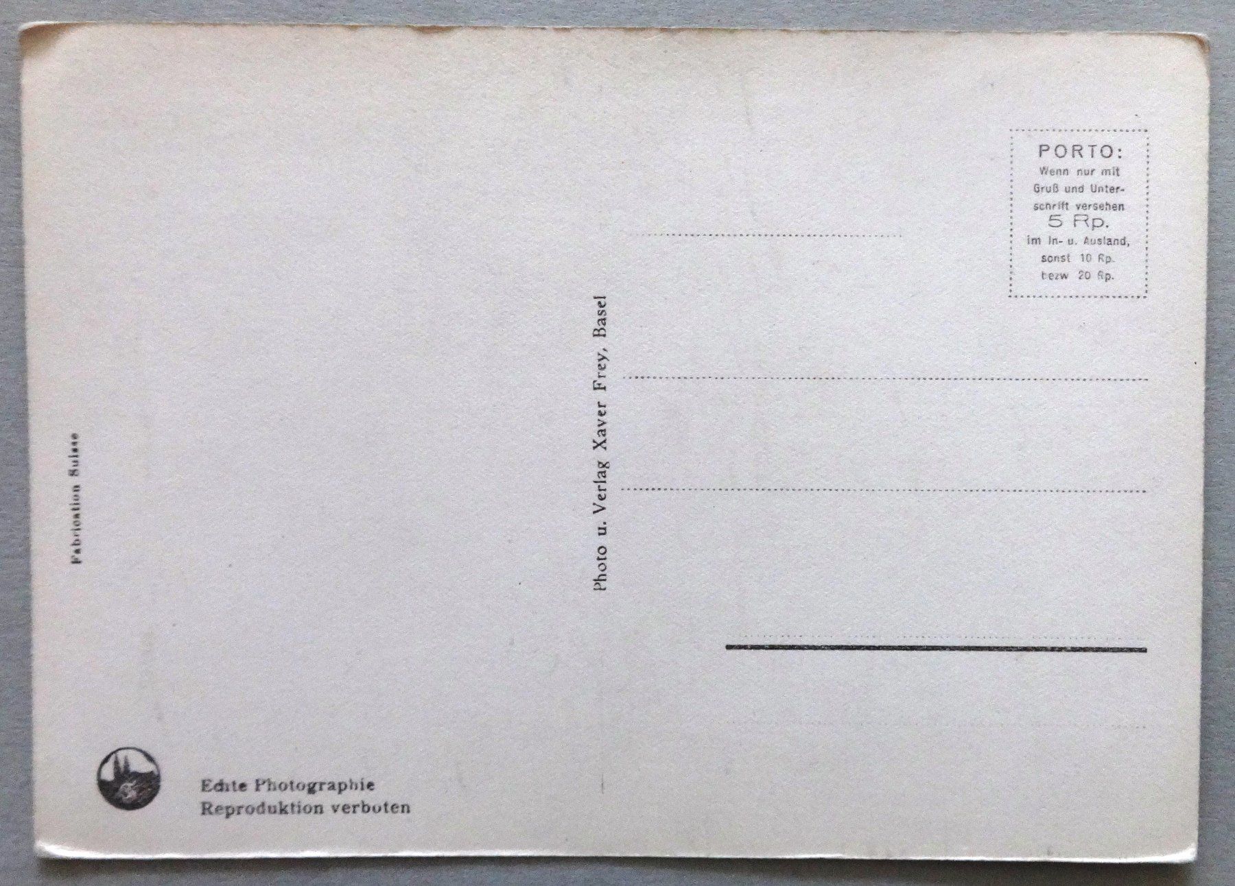 Cartoline postali: Basel, St. Antoniuskirche – Usato da Fétigny venduto da Billy2miny 1