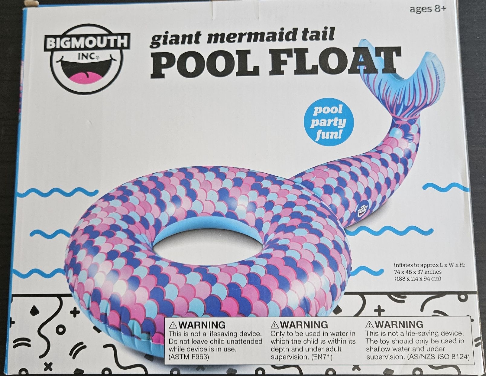 Salvagente: Schwimmring von Bigmouth "Neu" – Nuovo e nell'imballaggio originale da Uster venduto da esko.swiss 2