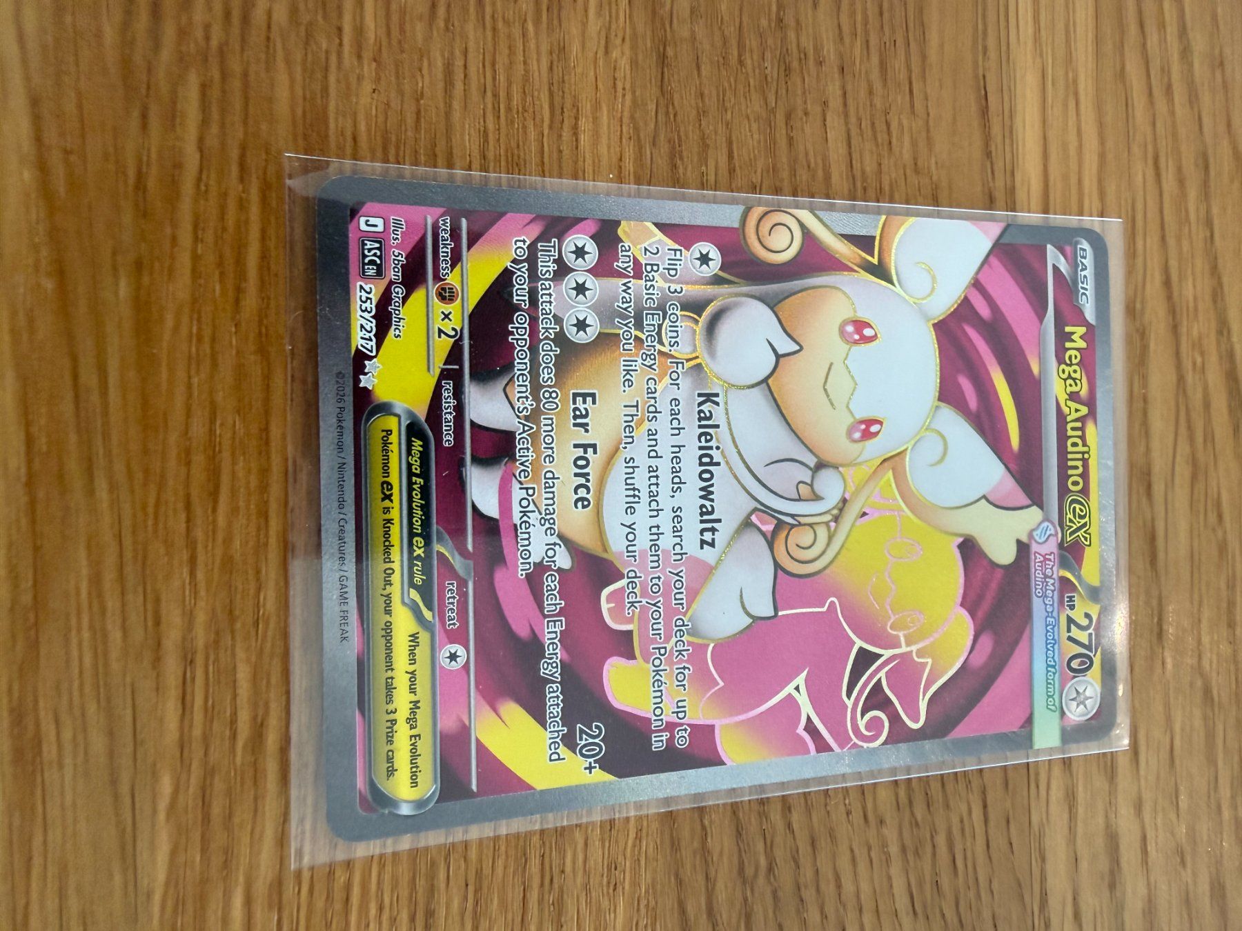 Pokémon Cartes à collectionner: Mega Audino EX 253/217 – D'occasion à Amriswil par sim_nlb6