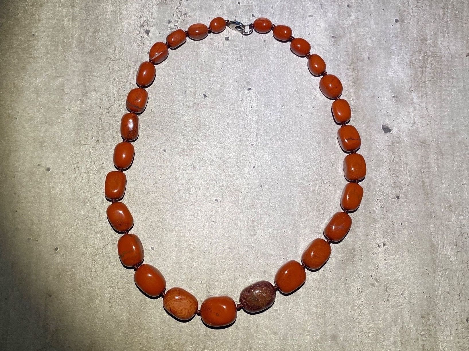 Catenine: Red Jaspis - Edelstein Halskette – Nuovo e nell'imballaggio originale da Laax GR venduto da krippenfiguren-laax 7