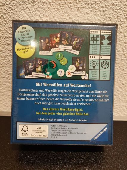 Ravensburger Spiele: Neu - Ravensburger - Wer Wörter – Neu und originalverpackt aus Dagmersellen von Jarsetz_Restposten 1