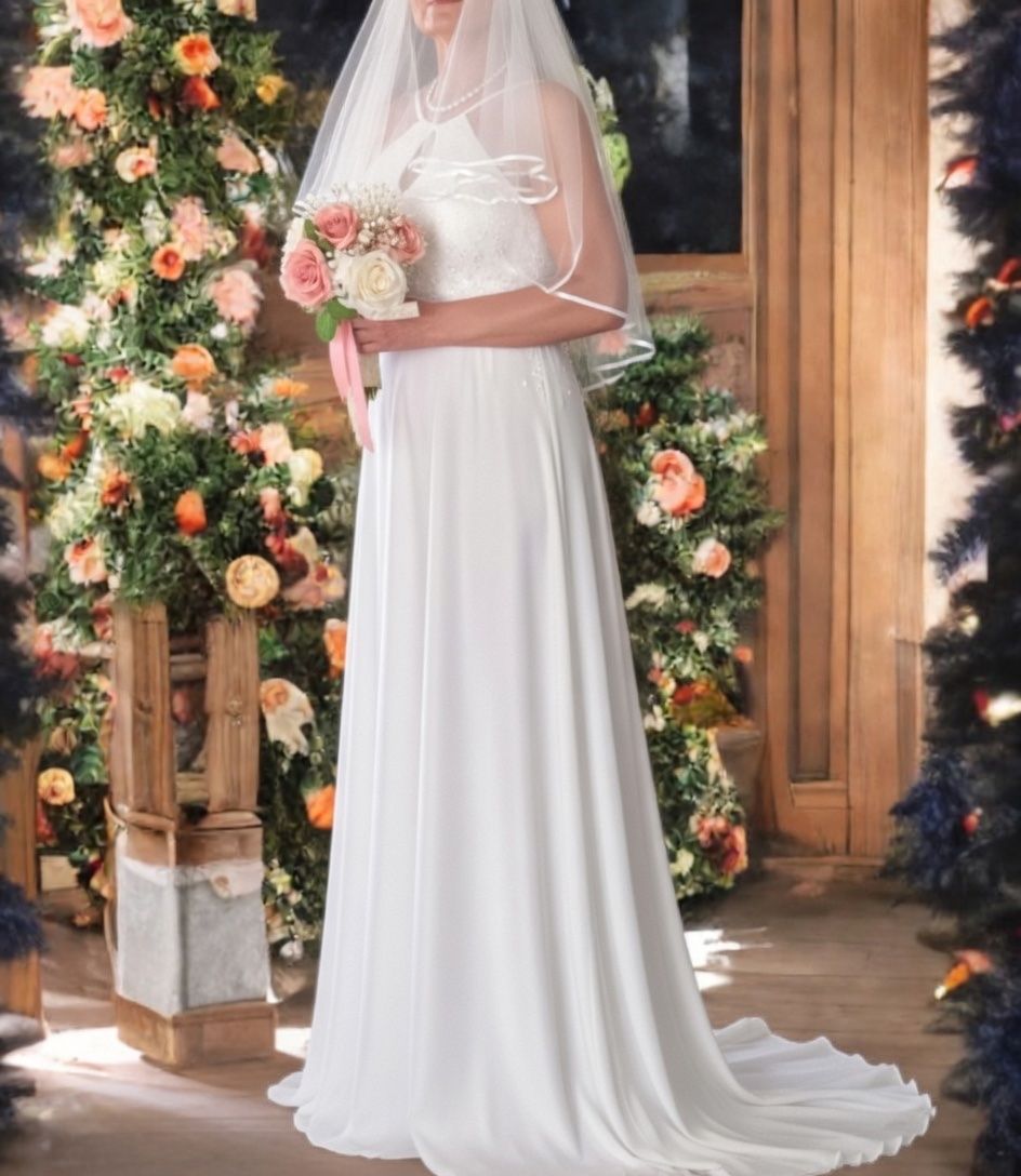 Vestiti: Neues Hochzeitskleid Gr.L – Nuovo (secondo la descrizione) da Trimbach venduto da Alessia75 2