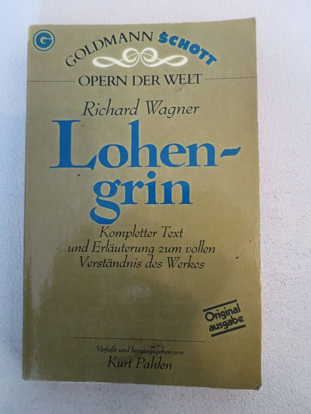 Libri: Buch Lohengrin, Oper von Richard Wagner – Usato da Siebnen venduto da greenpingu