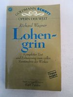 Buch Lohengrin, Oper von Richard Wagner