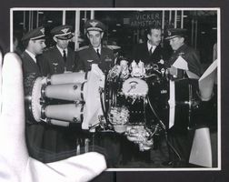Fotografie Royal Air Force Offizier mit 