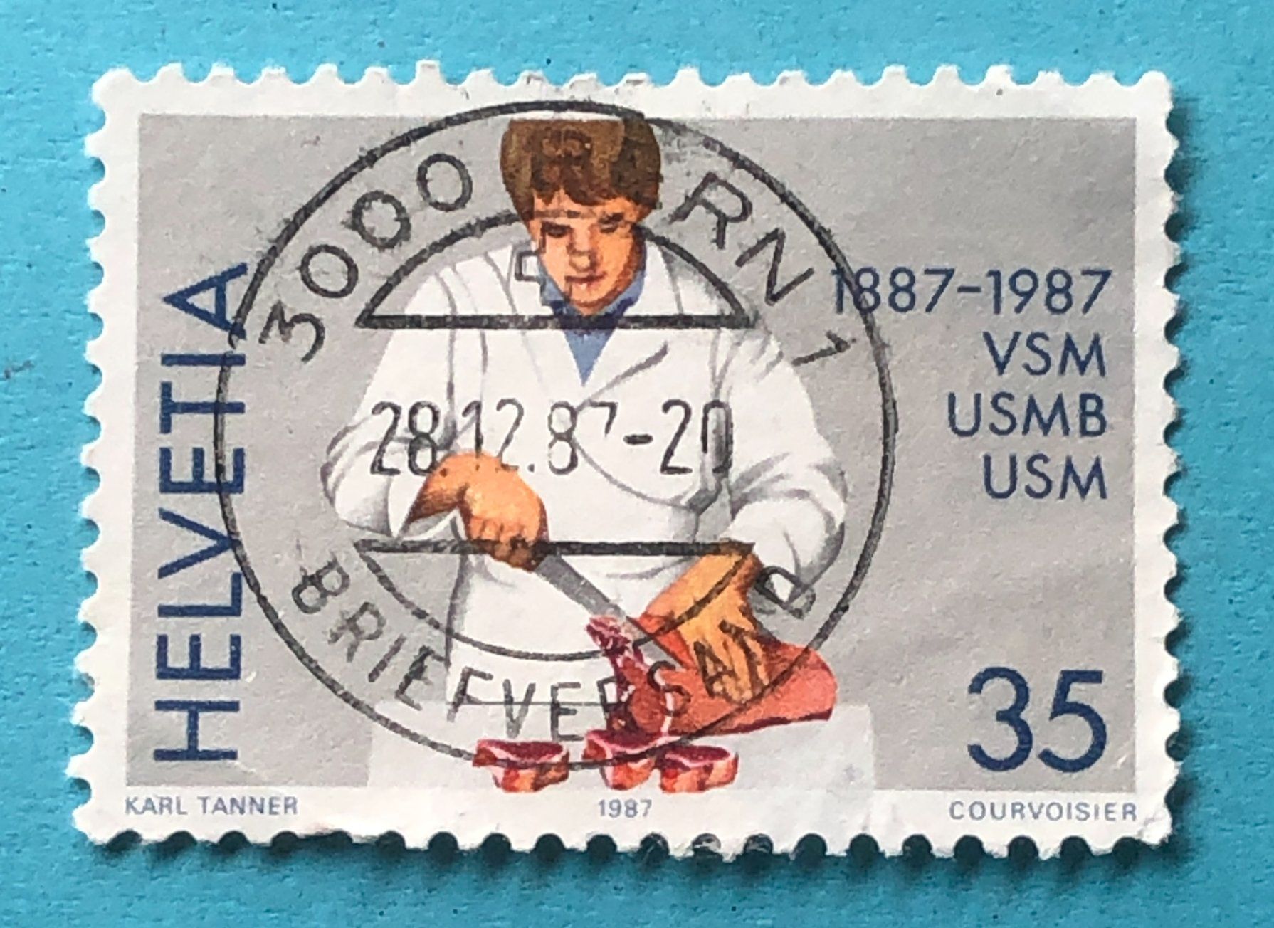 Tutti i francobolli: Nr.750 Stempel Bern 1987    – Usato da Aarau venduto da Billa007