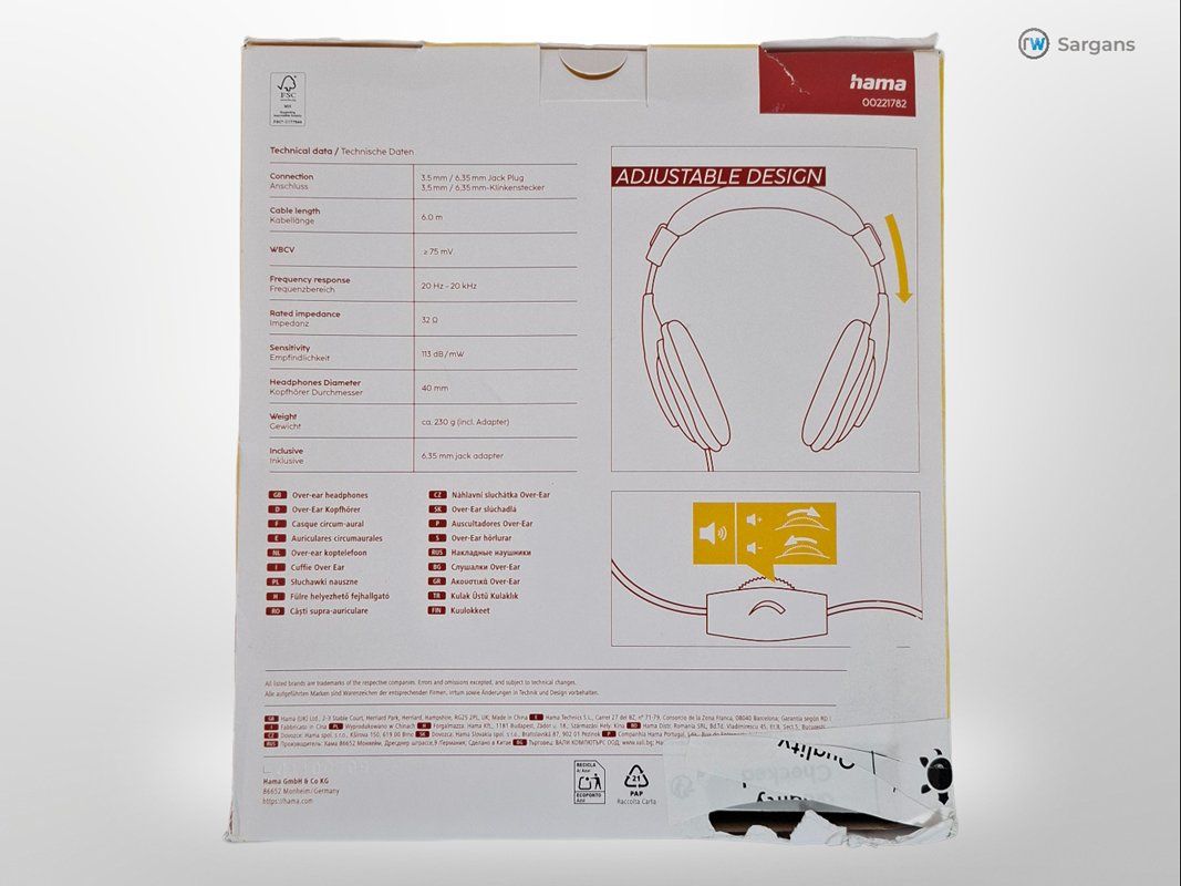 Hama Cuffie: HAMA Shell TV II Over Ear Kopfhörer – Nuovo (secondo la descrizione) da Sargans venduto da Restwert_Sargans 4
