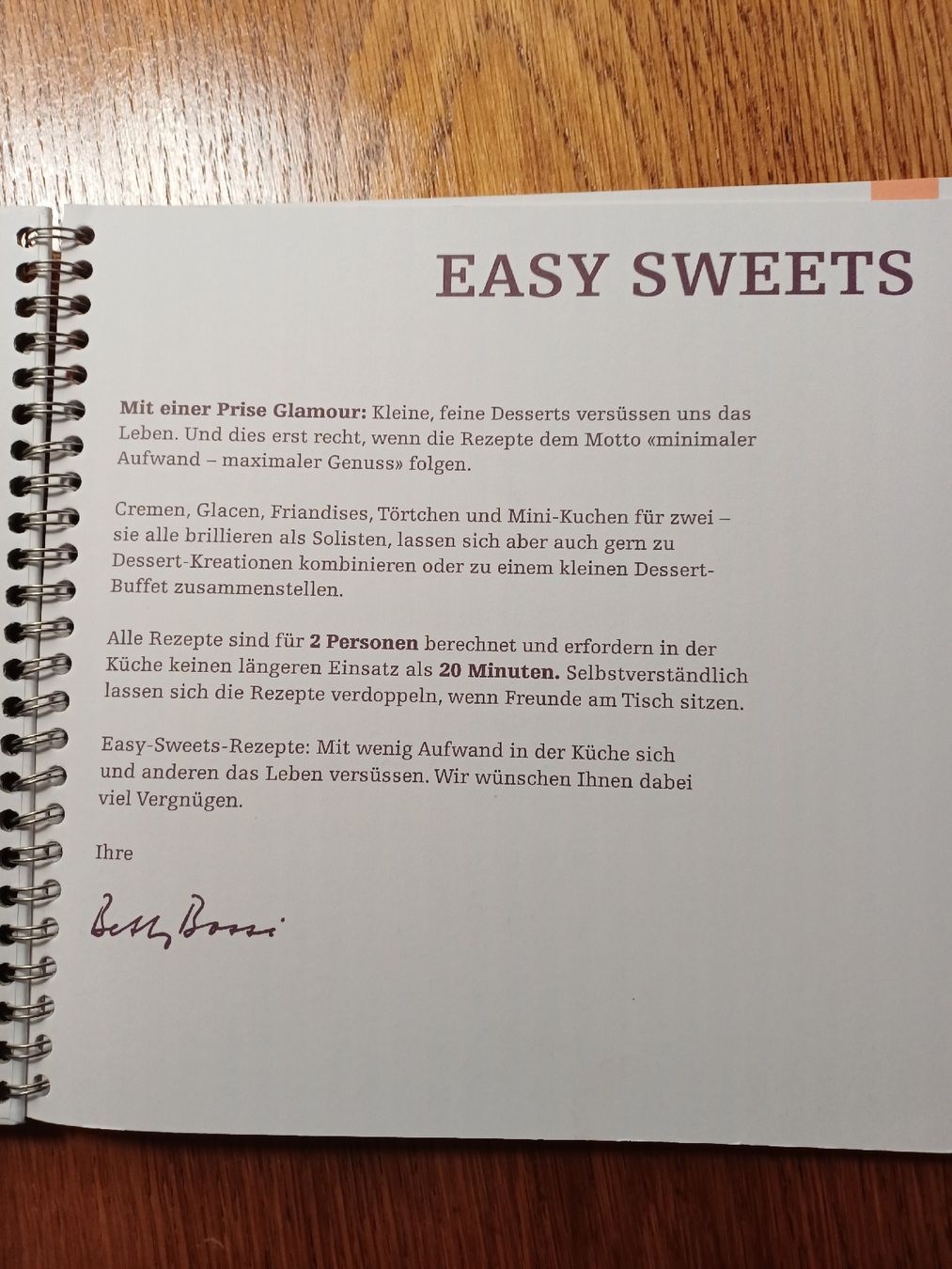Libri: Easy Sweets Dessertbuch Betty Bossy – Nuovo (secondo la descrizione) da Gächliwil venduto da lesidees 6