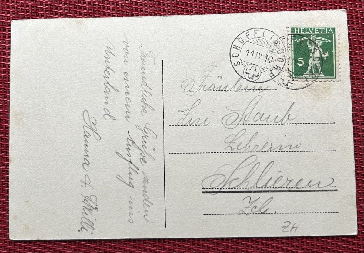 Cartoline postali: Oberweningen 3-Bildrig  – Usato da Horw venduto da Tellbub 1