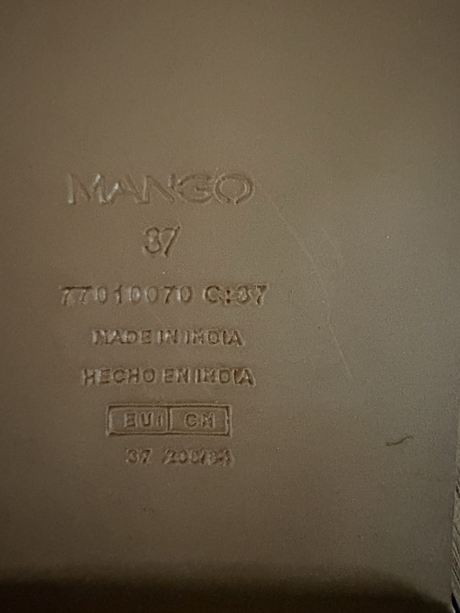 Mango Scarpe da donna: NEU Sandalen, Slides von Mango, Gr. 37 – Nuovo (secondo la descrizione) da Zürich venduto da triangular 1