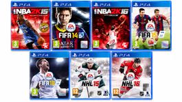 FIFA, NBA 2K & NHL – 7 PS4-Sportspielepaket