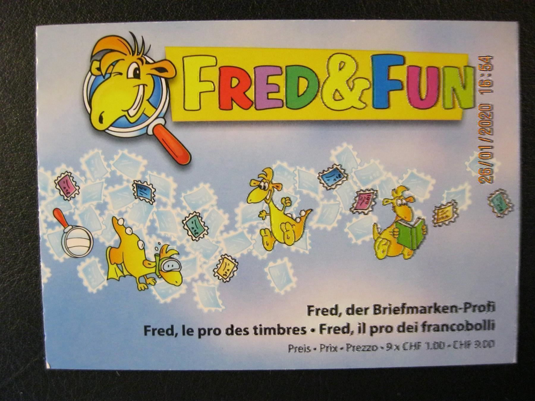 Tutti i francobolli: 2014 Fred & Fun  Markenheft Postfrisch – Nuovo (secondo la descrizione) da Affoltern am Albis venduto da Andrezc