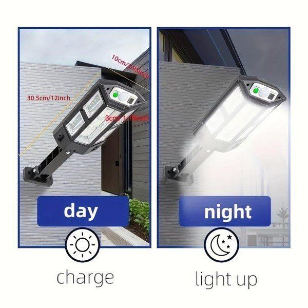 Lampen: LED-Solar-Wandleuchte mit Bewegungssensor – Neu und originalverpackt aus Bad Ragaz von ejukova 3