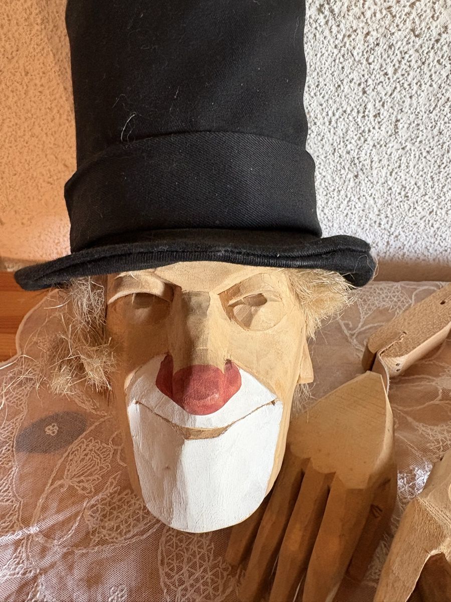 Puppen: Clown Holzkopf – Gebraucht aus Schönenberg ZH von Roxana8820 1