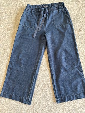 NILE Hose Gr. S+ Farbe Denim, Baumwolle-Leinen-Gemisch