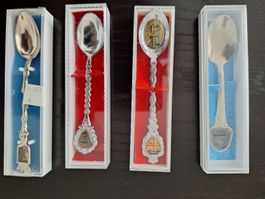 Souvenir Löffel Kollektion Kanada 4 Stücke Sammlerstück